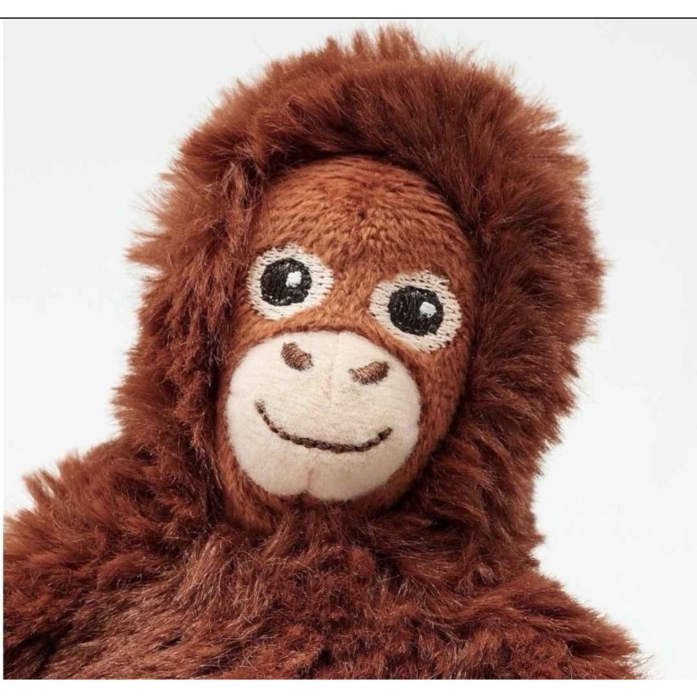 NWT Djungelskog‎ MINI Orangutan Ikea Plush Punch Monkey Soft Toy 7.75